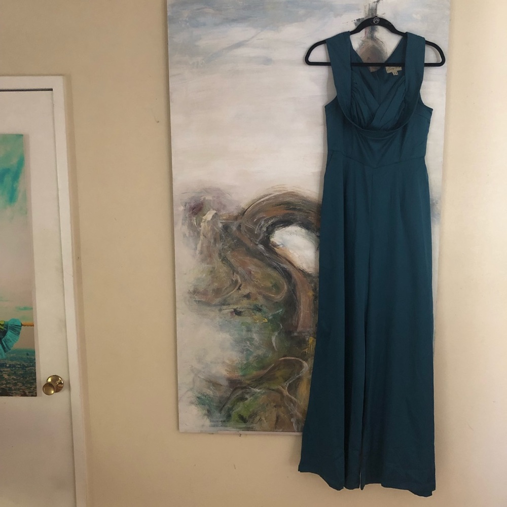 Lindy Bop Olisa Wide Leg Jumpsuit 8 U.S.